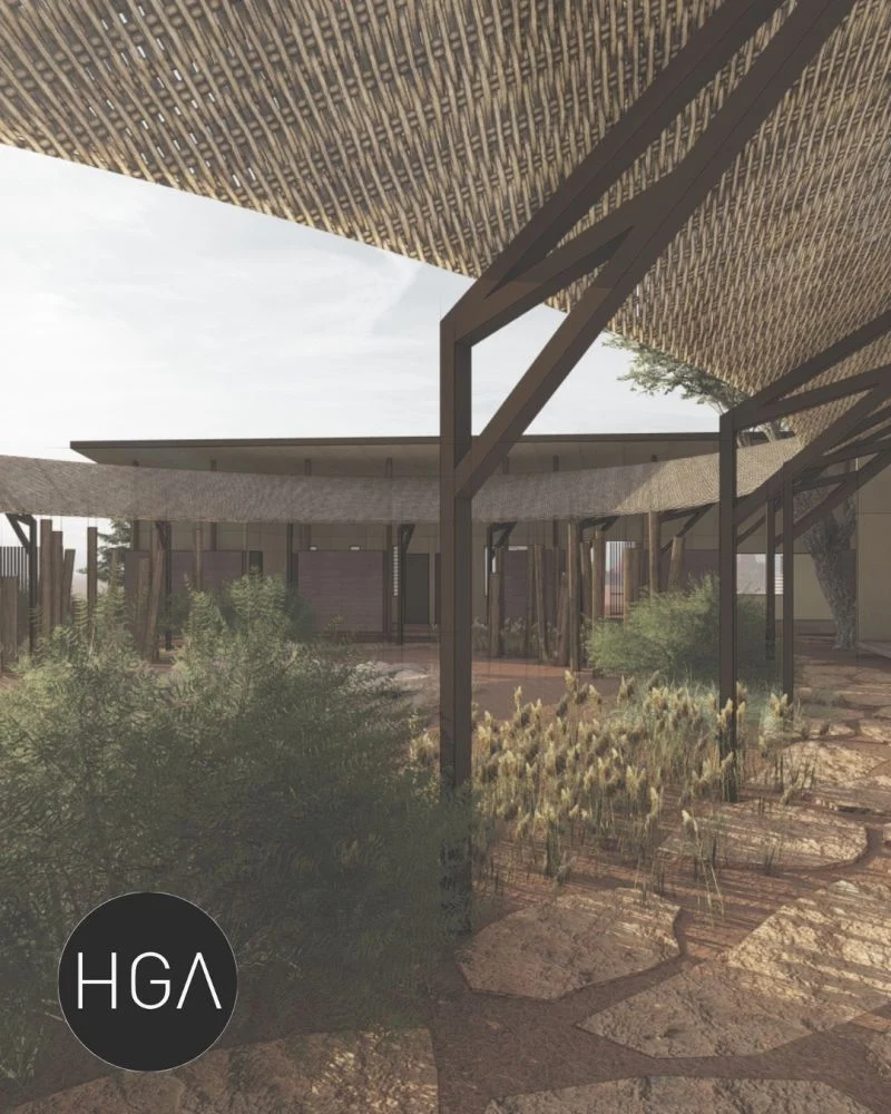 CQID Healing and Transition facility concept by HGA Studio